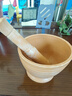 【爆款好物】家用手动打蒜泥器捣蒜器压蒜蓉蒜臼厨具研磨 原木色 实拍图