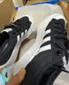 adidas NIZZA PLATFORM厚底增高运动帆布鞋女阿迪达斯三叶草 一号黑/白   37 实拍图