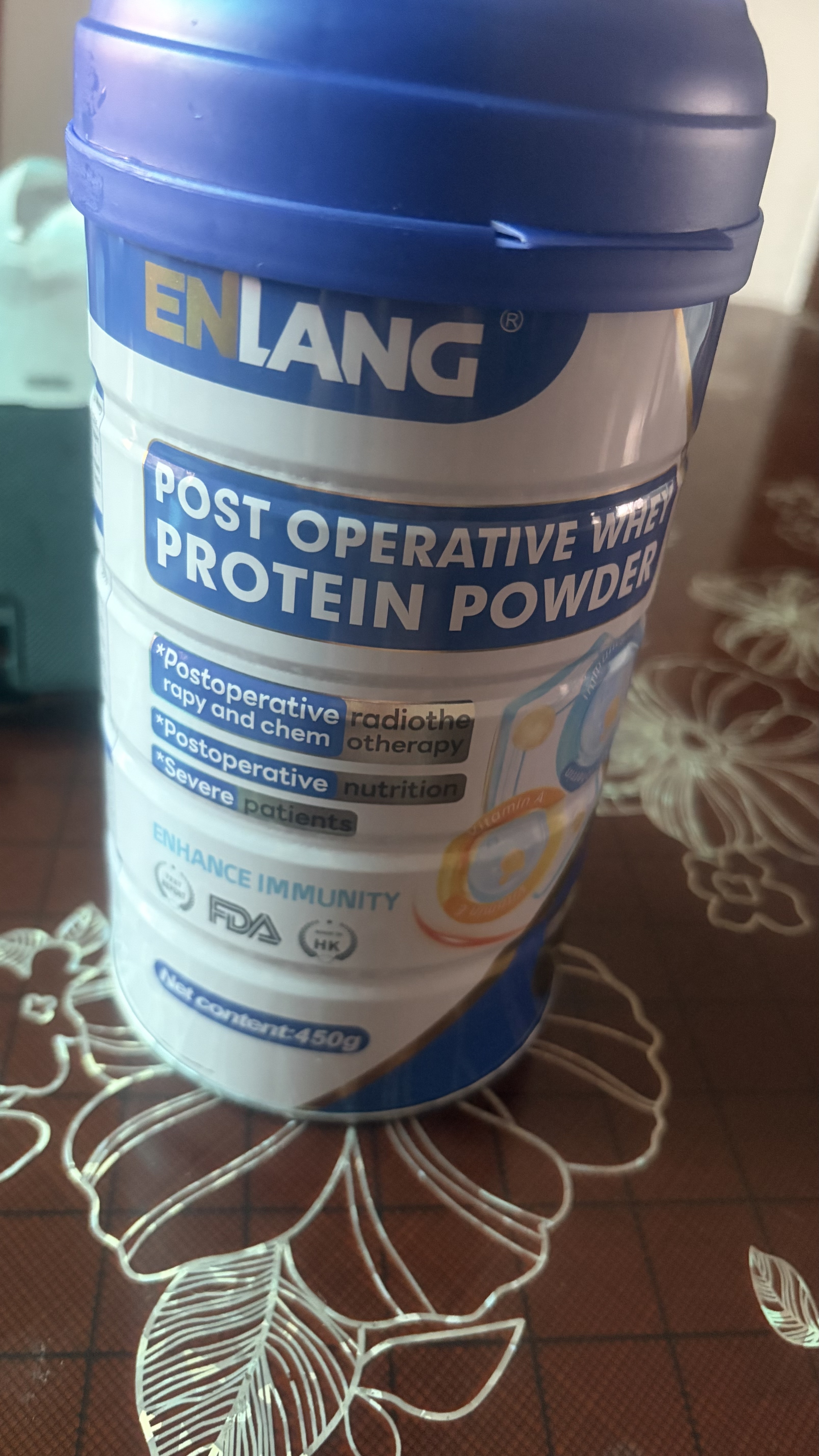 EN LANG乳清蛋白粉增肥增胖瘦人专用增重增肌益生菌增强免疫力营养品1罐 实拍图
