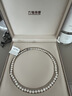 六福珠宝 珍珠项链Ag925花形扣莹泽淡水珍珠颈链生日礼物女 总重约25.92克 实拍图