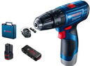 博世（BOSCH）电钻钻墙打孔多功能家用螺丝刀GSB120单电12V锂电+小黑盒附件箱 实拍图