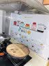 墨斗鱼油烟贴厨房防油贴纸耐高温防油烟贴纸瓷砖灶台防水防油墙贴纸2片 实拍图