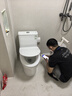 九牧（JOMOO）马桶 家用虹吸式马桶大冲力节水坐便器 防臭瞬冲 易洁抗菌马桶 行业爆款-升级无棱内壁11370-305坑 实拍图