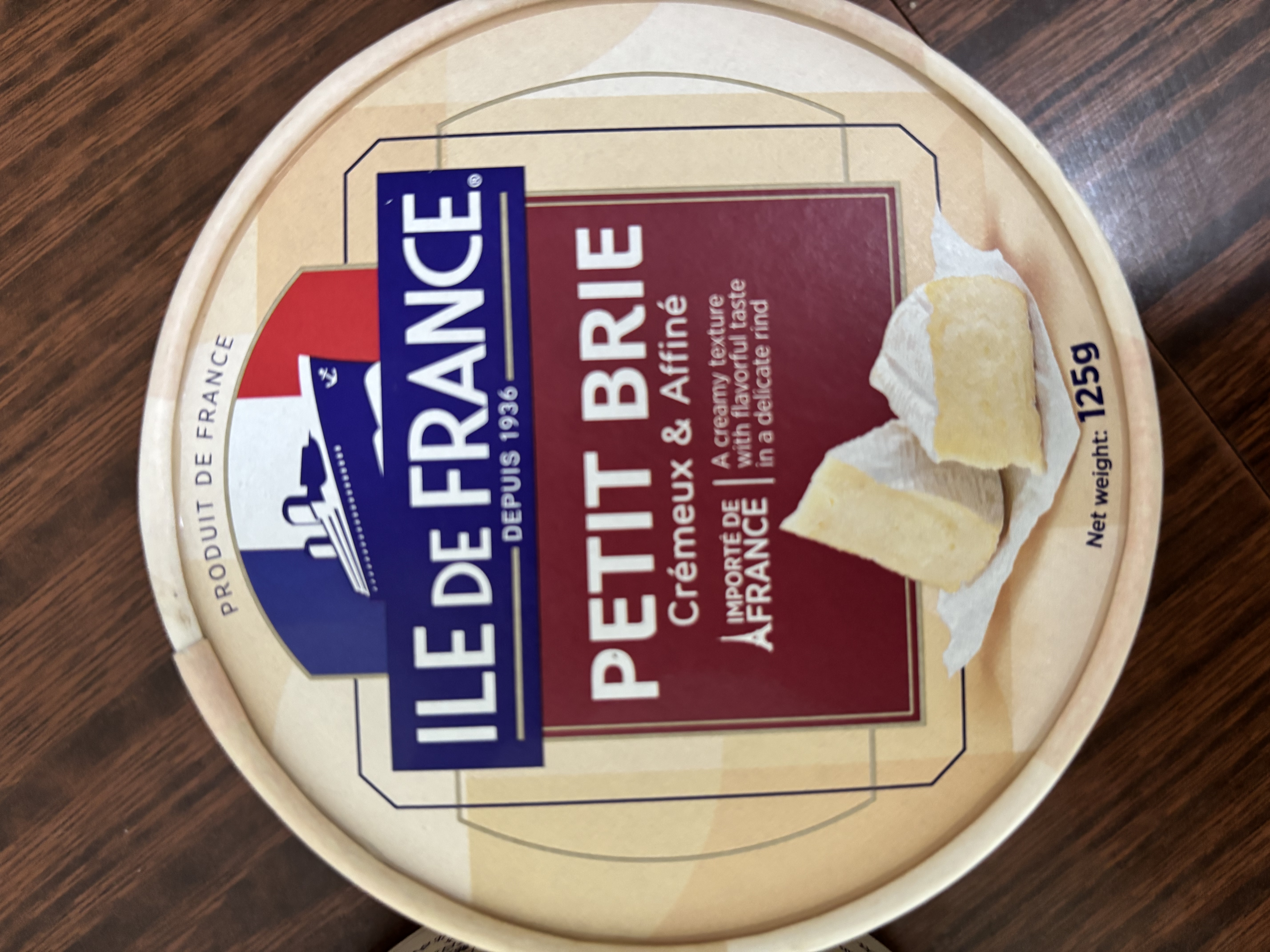 ILE DE FRANCE法兰希 法国进口小布里奶酪125g*2+小金文125g*1 实拍图