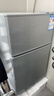 新飞冰箱小型租房用 一级能效冷 藏冷冻两用1-2人家用小冰箱 出租房双门电冰箱办公室两门 26年升级 58A一级能效【高性价比】银 实拍图