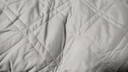 水星家纺全棉面料床护垫抗菌防螨吸湿保护垫可折叠床褥 1.8米床 素灰色 实拍图