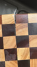 棋盘格实木菜板家用橡胶木乌檀木粘板案板面板抗菌防霉 40cm*28cm*3cm(5145) 长方形 实拍图