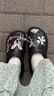 卡骆驰（CROCS）【预售】白鹿同款经典云朵洞洞鞋时尚百搭女鞋花园鞋|206750 黑色-001(含智必星) 36 /37(230mm) 实拍图