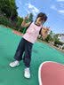 小马宝莉儿童拖鞋女童凉拖鞋室内外防滑沙滩拖鞋软底洞洞鞋 圆标紫34-35码 实拍图