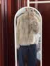 MSBEAST野兽小姐 saga皇冠狐狸毛 莼工晕染立领廓形皮草外套女丨朦胧妙想 晕染月光棕 M 实拍图