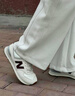 NEW BALANCE NB574官方休闲鞋女鞋复古舒适夏季透气网面礼物轻便百搭运动鞋 米白色 WL574RCF 38 (脚长24.5cm)尺码详询客服 实拍图