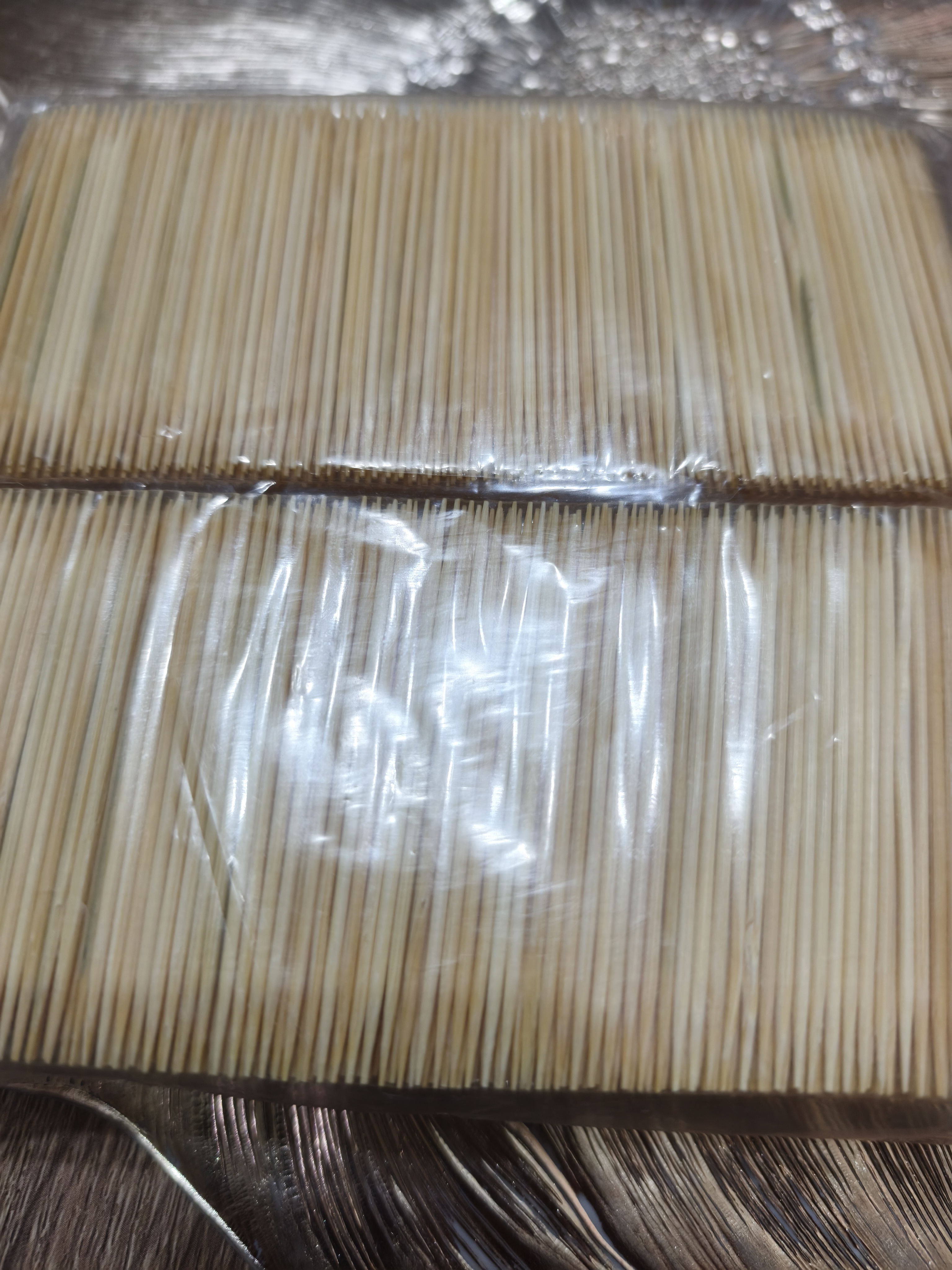 SHUANG YU一次性双头竹牙签量贩装3000支袋装水果签小吃签剔牙棒 实拍图