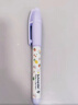 晨光（M&G）文具热可擦中性笔 云握手按动子弹头晶蓝色水笔0.5mm 小学生用热敏摩擦签字笔 12支/盒AKPJ7001 实拍图