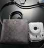 蔻驰（COACH）Cally17奢侈品女包老花琴谱包单肩包【品牌授权】生日礼物 实拍图