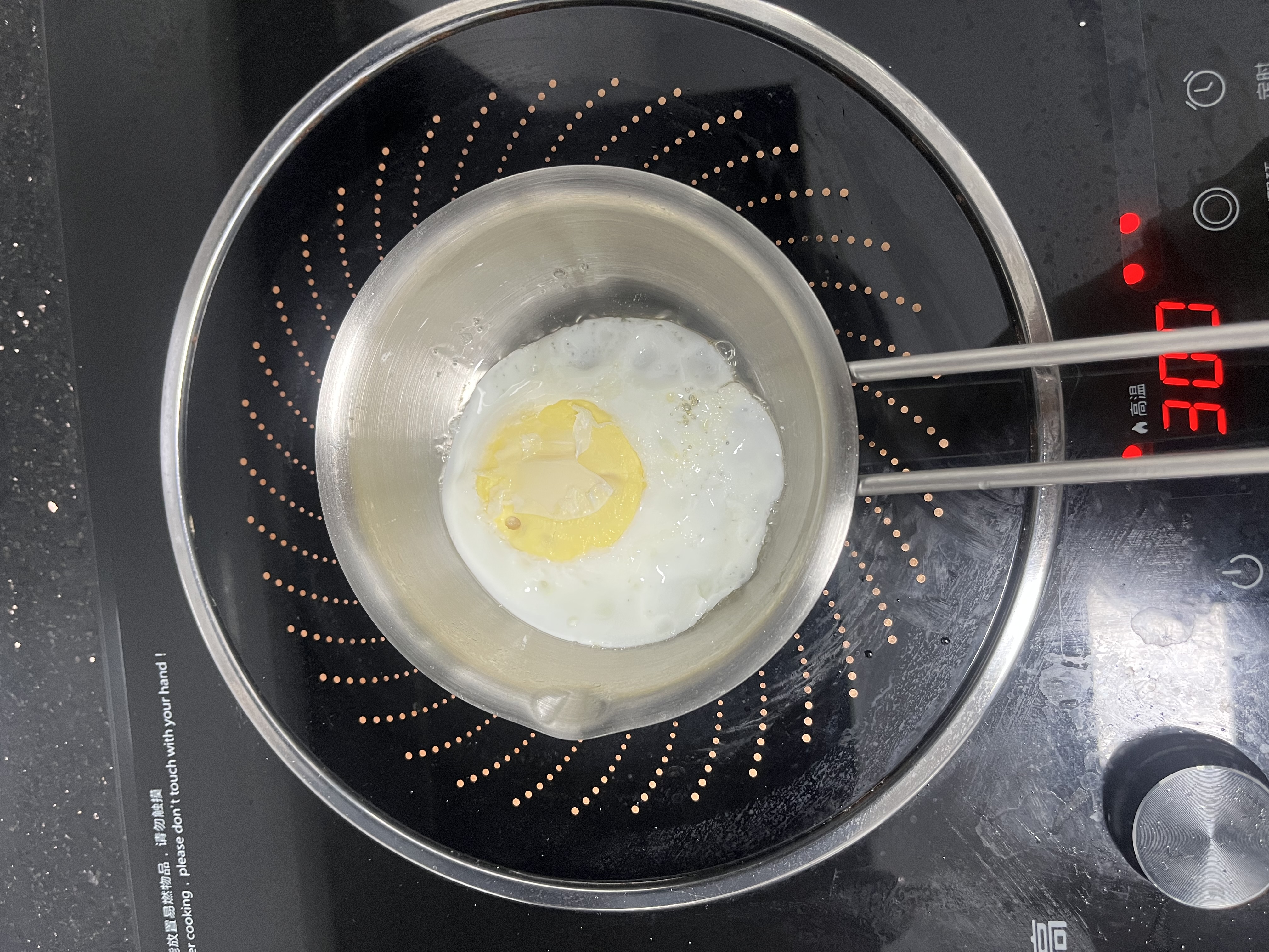 凌丰雅致奶锅不锈钢汤锅奶锅煎锅炒锅小煮锅无涂层辅食锅电磁炉燃气用 泼油锅（无盖） 12cm 实拍图