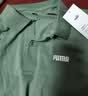 彪马（PUMA）商务黑色运动短袖T恤POLO衫男女夏季翻领上衣 690644 浅绿灰-44 L (180/100A) 实拍图