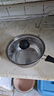 不锈钢奶锅小汤锅小蒸锅迷你小锅婴儿辅食煮热牛奶锅电磁炉小奶锅 单柄奶锅+玻璃盖 18cm 实拍图