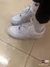 耐克NIKE女子空军一号AF1 百搭大童运动鞋DH2920-111白36.5 实拍图