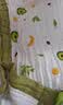 棉加加（Cotton++）纱布浴巾6层婴儿纯棉宝宝全棉100%新生儿童3-6-12岁洗澡包被裹巾 小牛黄【a类6层一体超柔110*110 cm拉伸尺寸 实拍图