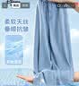 迪士尼（Disney）女童天丝牛仔裤薄款直筒裤夏儿童轻薄休闲九分裤中大童牛仔蓝150 实拍图