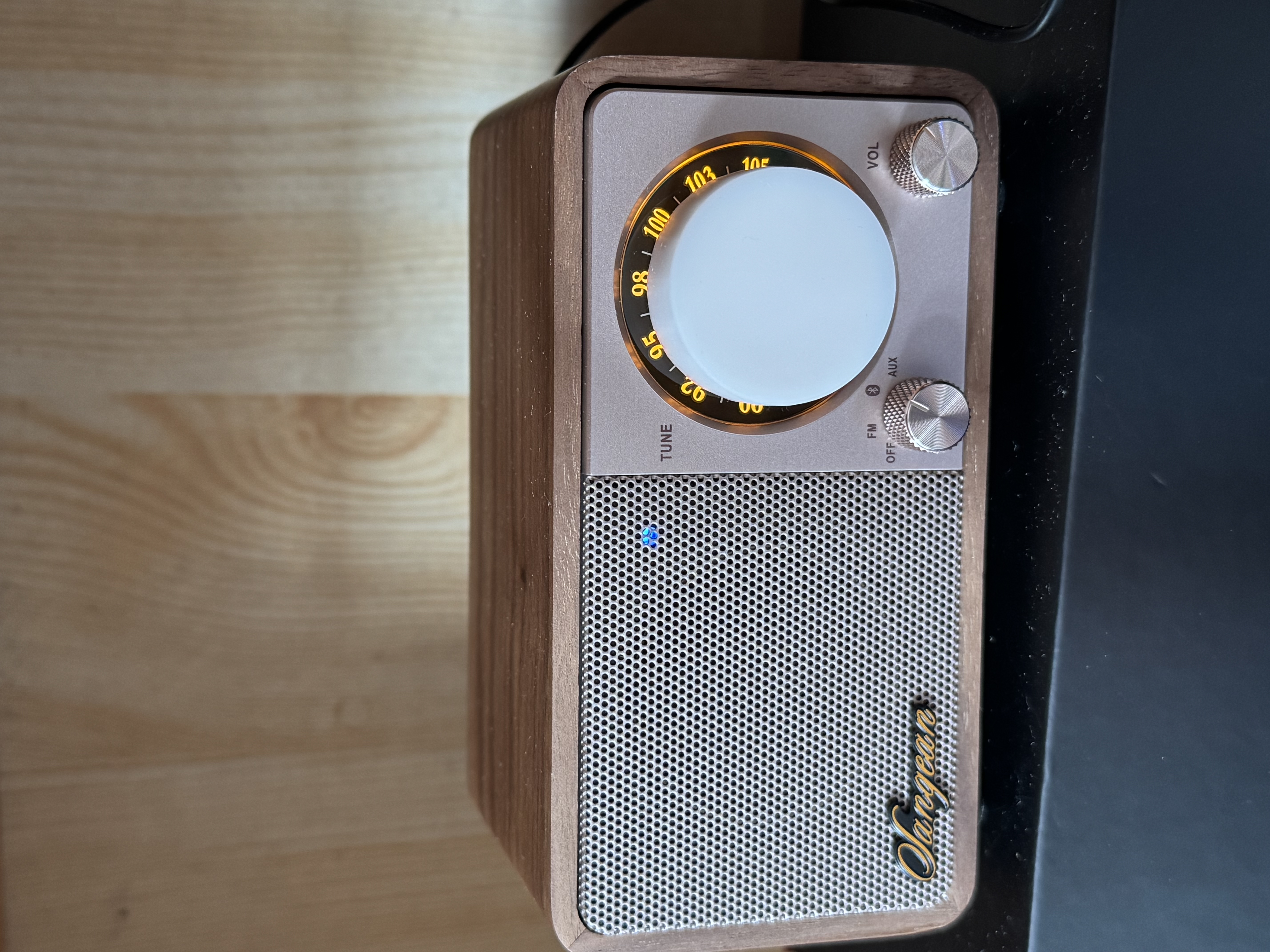 山进（SANGEAN）Master M1 plus莫扎特蓝牙音响小型桌面家用音箱客厅高音质木制复古收音机 实拍图