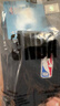 NBA袜子男士跑步运动袜吸汗抗菌防臭消臭黑色棉袜中筒篮球袜3双 实拍图