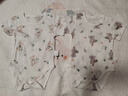 婧麒【轻氧棉包屁衣-3件装】婴儿衣服夏季薄款纯棉宝宝连体衣透气 【3件】树栖小眠+熊语青笺+绒耳拾光 66cm （尺码偏小。建议拍大一码） 实拍图