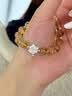 中国黄金（CHINA GOLD）四叶草银手链女2026新款黄水晶手串结婚纪念日礼物送老婆女友生日 实拍图