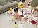 费雪（Fisher-Price）儿童玩具球宝宝感统训练跳跳羊角球45cm黄色带充气泵生日礼物礼品 实拍图