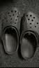 卡骆驰（CROCS）贝雅洞洞鞋男鞋女鞋轻便耐磨一脚蹬拖鞋休闲鞋百搭花园鞋|10126 黑色-001(含智必星) 40 (250mm) 实拍图