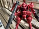 万代（BANDAI）HG 夏亚专用 红扎古高达GQUUUUUUX 跨时之战 拼装模型 实拍图