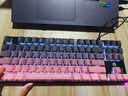 惠普（HP）GK200机械键盘有线办公游戏键盘 20种背光灯效 87键电竞键盘鼠标套装电脑外设键鼠 侧刻黑莓粉【青轴】白光 实拍图