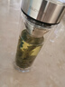 富光玻璃杯双层带茶隔大容量水杯 高档商务泡茶杯 高硼硅杯子500ml 实拍图