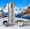 丽贝德内外纯钛保温杯泡茶杯咖啡杯男女高档礼盒款生日礼物 皓月银410ML 实拍图