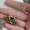 项链高级感女轻奢小众设计ins冷淡风锁骨链双面四叶草可水洗吊坠 金色 四叶花项链 A0292 实拍图