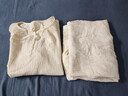 古今（GUJIN）纯棉100全棉泡泡纱长袖睡衣女春夏新款家居服睡裤甜美大码两件套L 实拍图