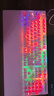 雷蛇（Razer）黑寡妇V3 机械键盘 游戏键盘 104键 RGB背光 游戏电竞 粉晶 绿轴 带腕托 实拍图