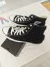 匡威（Converse）All Star夏季经典帆布男女高帮休闲运动鞋黑色101010 101010/黑色 42 实拍图