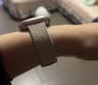 iboann适用apple watch s10表带S11编织iWatchs9腕带磁吸音乐小狗苹果手表s8表带s7/s6/se3高级ultra配件 苹果小熊-奶白春樱色 38/40/41/42表盘4~1 实拍图