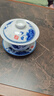 恒铭昌景德镇青花瓷盖碗茶杯陶瓷泡茶杯茶具敬茶碗单个三才杯手抓壶 特大号国色天香盖碗400ml 实拍图
