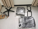 博泰 电脑椅子办公椅家用升降转椅人体工学椅职员椅逍遥黑色皮椅9753H 实拍图