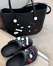 卡骆驰（CROCS）檀健次同款经典洞洞鞋轻便百搭女沙滩鞋包头拖鞋男鞋|10001 黑色-001(含智必星) 43 (270mm) 实拍图