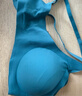 ubras无尺码浪花领文胸收副乳内衣女无痕小胸聚拢文胸无钢圈胸罩 松石青色-背勾 均码 (100-130斤) 实拍图