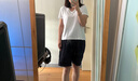 优衣库麻混纺圆领T恤/短袖女装合作款/26春夏新款486334 68 深蓝色 L 实拍图