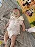 bledilait婴幼儿围嘴纯棉花瓣口水巾宝宝围脖饭兜四层新生儿童吸水围巾3条 实拍图