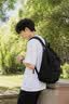 JEEP双肩包男大容量休闲背包女高中大学生书包轻便通勤电脑包旅行包 黑色【35L大容量+多隔层】 实拍图