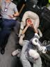 迪士尼（Disney）路西法毛绒玩偶绒毯抱枕三合一鲁斯佛斜眼款生日礼物治愈毛绒 实拍图
