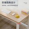 舒客艺家 电脑桌台式小户型小桌子家用学习桌写字办公书桌电竞长条桌子 木纹白架单桌80*50*74 加固电脑桌 实拍图
