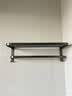 九牧（JOMOO）加厚双折叠毛巾架卫生间置物架太空铝免打孔浴室浴巾架挂件 【200MM】纸巾盒 实拍图