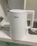 美的（Midea）电热水壶烧水壶1.7L304不锈钢0涂层双层隔热自动断电1500W养生冲奶 MK-SH17M130【价保618】 实拍图